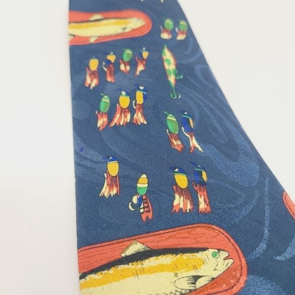 Beverly Hills Polo Club | Fishing Hook Themed Tie (One Size) - Picture 11 of 14